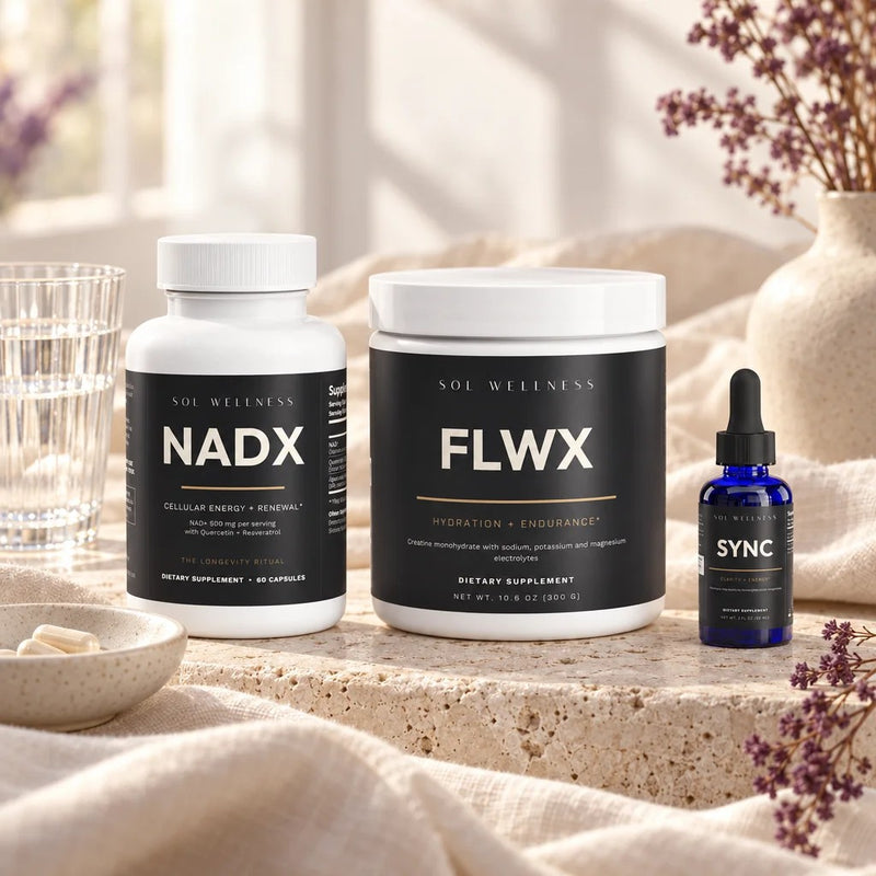 Energy and Clarity Stack: NADX, FLWX and SYNC in morning light