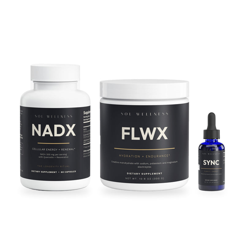 Energy and Clarity Stack: NADX, FLWX and SYNC from Sol