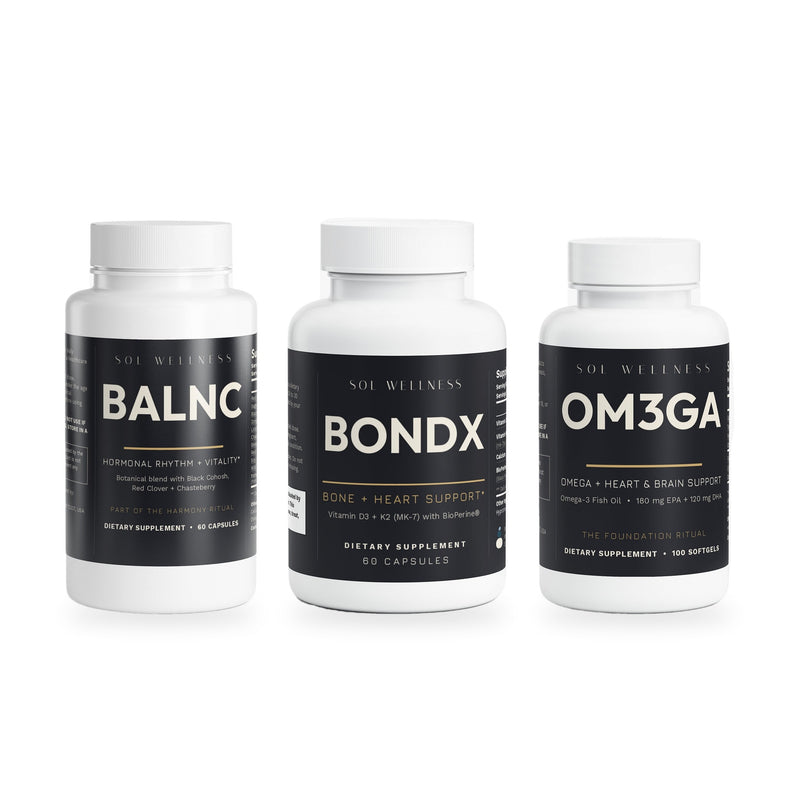 BALNC, BONDX and OM3GA bottles from Sol