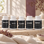 Premium Stack daily routine, five Sol bottles