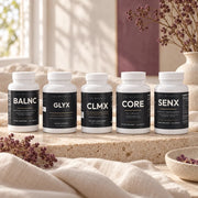 Premium Stack daily routine, five Sol bottles